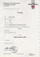 Urkunde Diplom Ingenieur